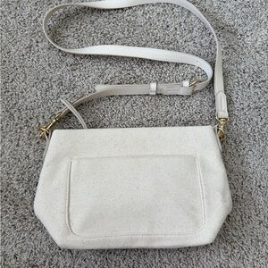 Universal Thread Cream Canvas Crossbody Bag 🤍 Neutral Everyday Purse